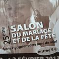 salon du mariage et de la fête à Avranches - samedi 2 et dimanche 3 février 2013 