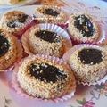 BISCUITS SABLES AU SESAME ET CHOCOLAT