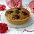 Tartelettes à la pistache et aux cerises