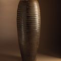 Prunus Vase (Meiping) with Horizontal Ribs, Liao dynasty (906-1125)
