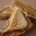 Croque monsieur au saumon fumé