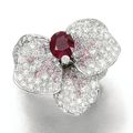 Ruby, pink diamond and diamond ring, 'Caresse D'Orchidées', Cartier