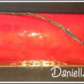 Bûche vanille framboise