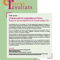 L’état de santé de la population en France. Rapport de suivi des objectifs de la loi de santé publique 2011 - DREES