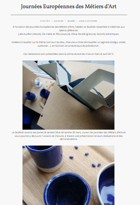 C'est ici que ça se passe maintenant : http://julieauzillon.com/blog/