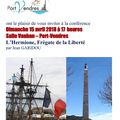 Conférence du 15 avril 2018. Port Vendres