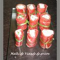 Maki de viande de grison 