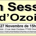 Jam Session d'Ozoir à Bellecroix le dimanche 27/11