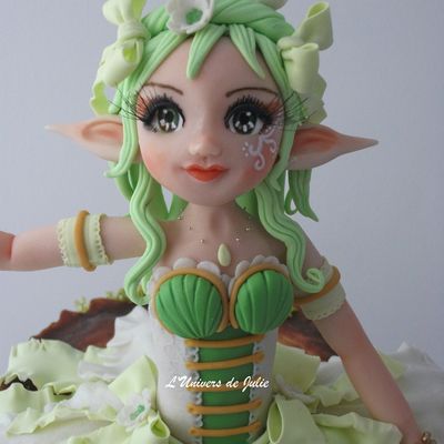 Finalisation de stages avec Natasel (Fillette façon Sarah Kay, Gitane et Elfe)