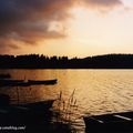Coucher de soleil sur les barques du lac (25)