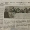 Don de 7 000 € aux soins de Support de Eugène Marquis !