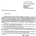 JEANNY MARC INTERPELLE LE PREFET SUR L'ARRETE INTERDISANT LA PECHE ET LA CONSOMMATION DE POISSONS ET CRUSTACES DE RIVIERE