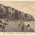 1855 - La Plage et les Falaises.