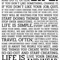 Live your life...