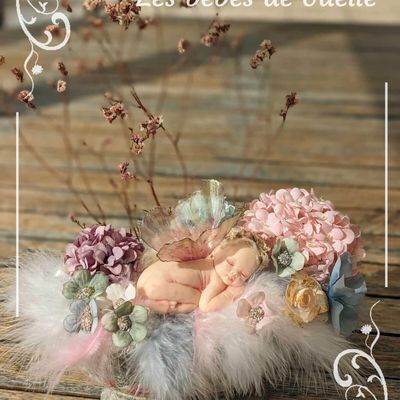 vasque shabby et sa fée (vendue)