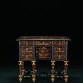 Exceptionnel bureau brisé à caissons. Attribué à Pierre Gole (vers 1620-1684) Reçu Maître Ébéniste avant 1656 Paris, vers 1670-1