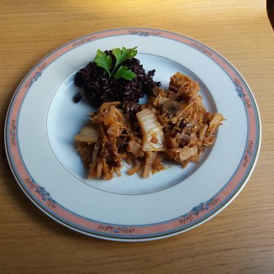 BIGOS, choucroute végétalisée (spécialité polonaise)