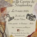 12ème caverne du scrap le Samedi 9 mars 2024 de 10h00 à 17h00 à Talmas (Somme, 15 km d’Amiens), rappel des boutiques et des informations