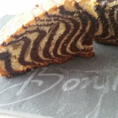 🦓 Zebra Cake – Le gâteau qui fait waouh à la découpe !