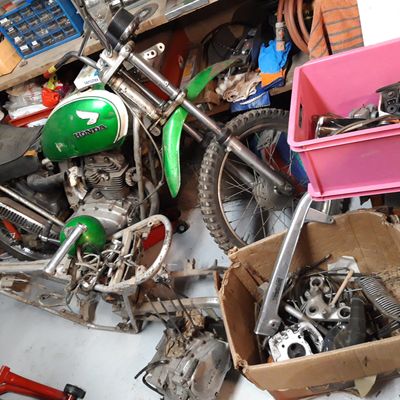 Restauration Honda 125 SL