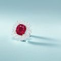 Magnificent ruby and diamond ring