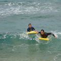 1er cours de surf !!!
