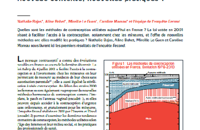 La contraception en France : nouveau contexte, nouvelles pratiques ? - Population & Société n°492 (INED)