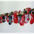 Calendrier de l'avent "chaussettes"