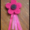 Broche "La vie en rose"