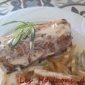 Roussette au four sauce estragon