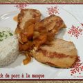 Steacks de porc à la mangue