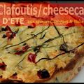 ** Clafoutis/chessecake fromager salé aux saveurs grecques & italiennes ( fêta-courgette-olives & ricotta -parmesan)**