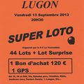 Vendredi 13: tentez votre chance au Super Loto de Lugon!