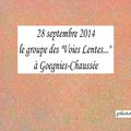 GOGNIES CHAUSSEE (F) = GOEGNIES CHAUSSEE (B) le 28/9/2014