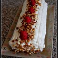 Bûche framboise