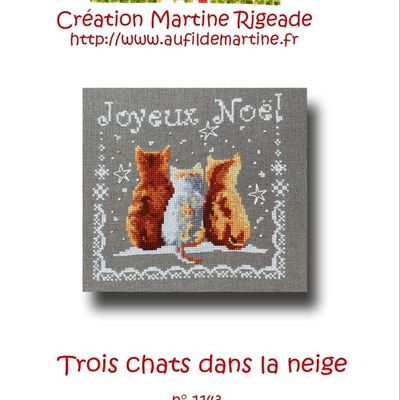 Une nouvelle broderie pour Noël !