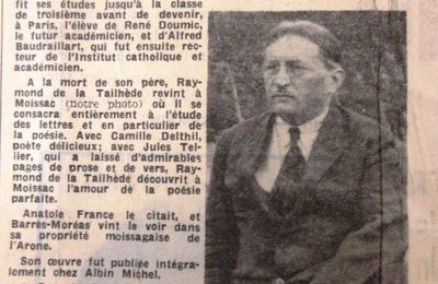Raymond de LA TAILHEDE à Moissac en 1967