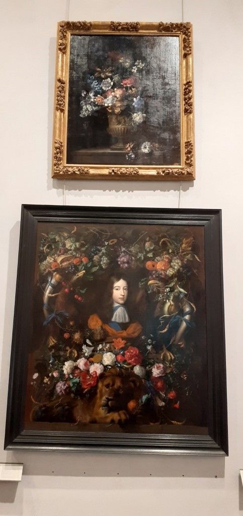 m19Guirlandes fleurs & fruits Guillaume III Orange - Couronne de fleurs