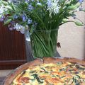 Plat : Quiche à l'ail des ours et à la Tomme de Haute-Savoie