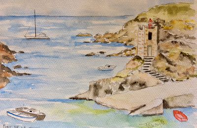 Port de la meule : île d’yeu (stage aquarelle)