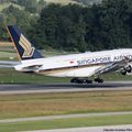 Aéroport: Zurich (Suisse): Kloten (ZRH-LSZH: Singapore Airlines: Airbus A380-841: 9V-SKR: MSN:082.
