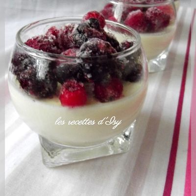 panna cotta amande amer