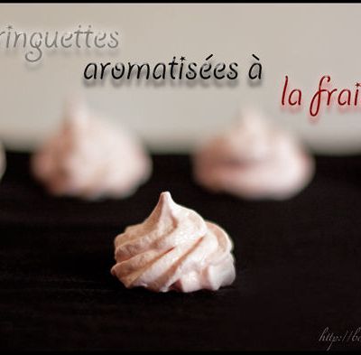 Meringuettes à la fraise