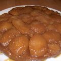 Tarte Tatin pomme poire complètement fondue de caramel