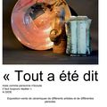 Exposition "Tout à été dit..." à Martot (27)