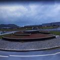Rond-point à Ponta Delgada (Portugal)