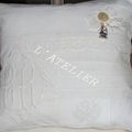 coussin en linge ancien