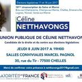 Législatives 2017 : Réunion publique le 06 juin 2017