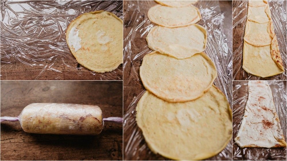 chandeleur, pâte à crêpes, buche de crêpes tiramisu, gateau roulé aux crêpes, facile, tiramisu, recette hiver, mascarpone, chantilly, café