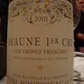 domaine Michel Bouzereau 2001 beaune 1er cru "les vignes franches"